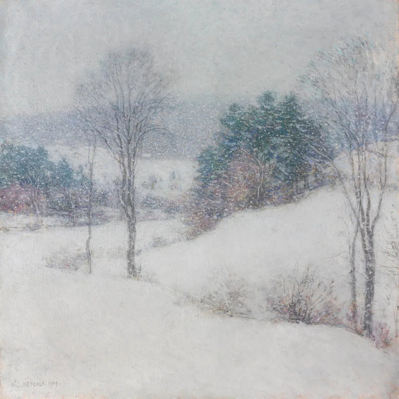 Le voile blanc - Willard Metcalf