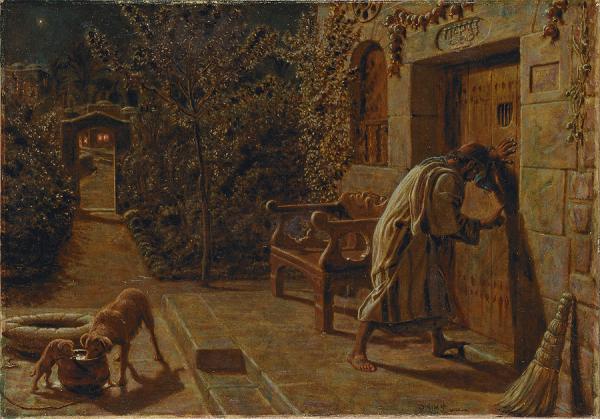 Le voisin importun - William Holman Hunt image 1 reproduction d’œuvre d’art à l’huile
