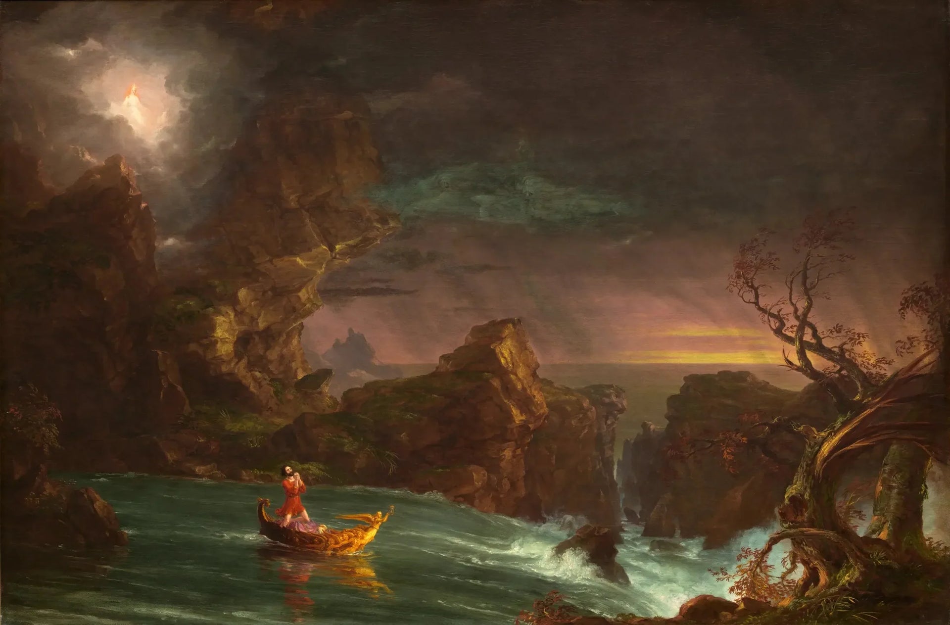 Le Voyage de la vie : âge adulte - Thomas Cole image 1 reproduction réalisée par Alpha Reproduction