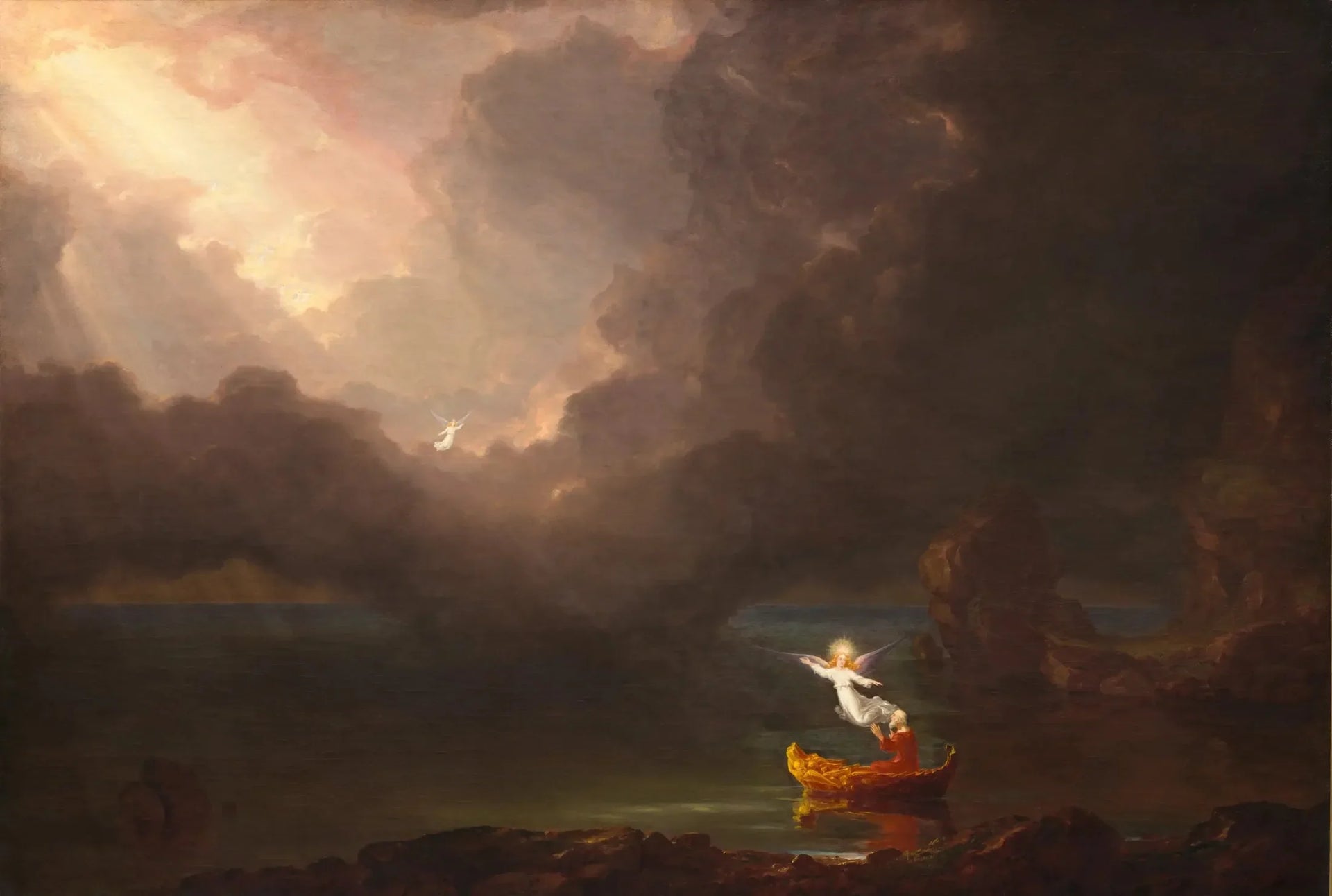 Le Voyage de la vie : Vieillesse - Thomas Cole image 1 reproduction de peinture à l’huile
