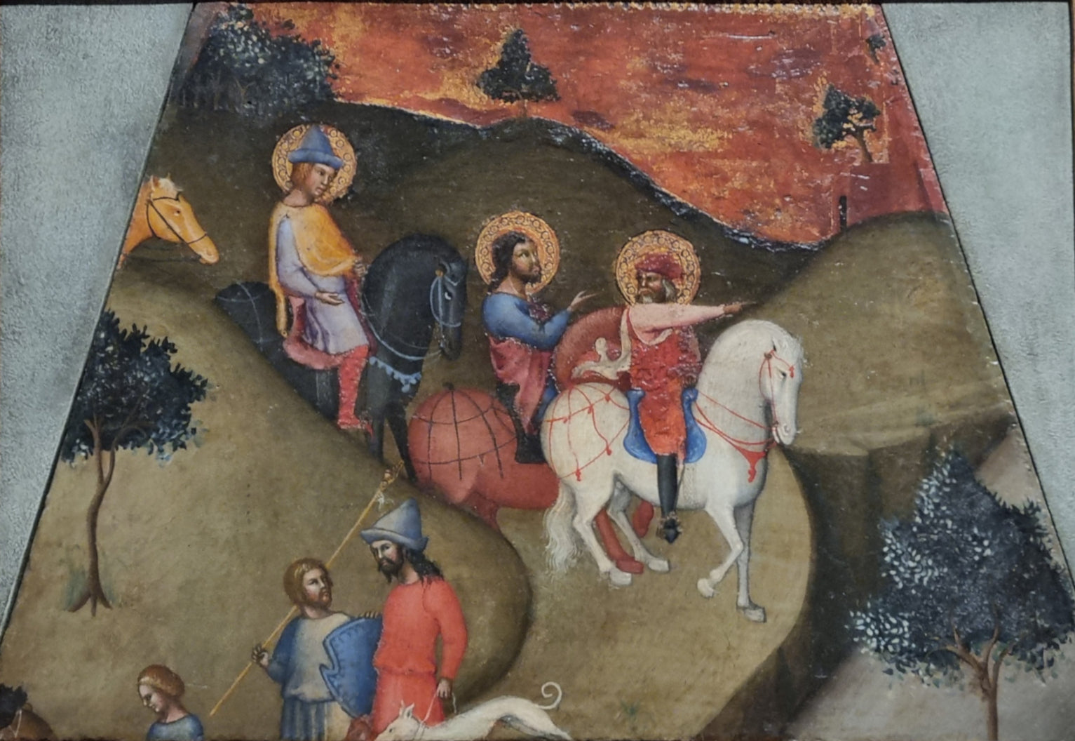 Le voyage des Mages - Bartolo di Fredi image 1 copie de tableau peinte à la main