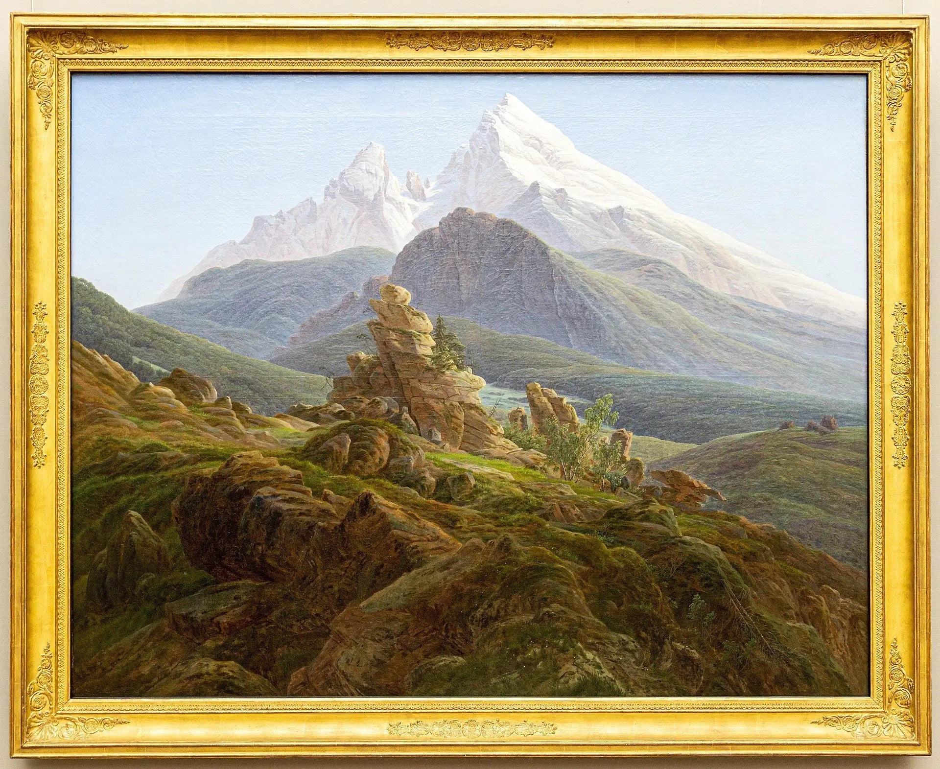 Le Watzmann - Caspar David Friedrich image 2 tableau peint à l’huile sur toile