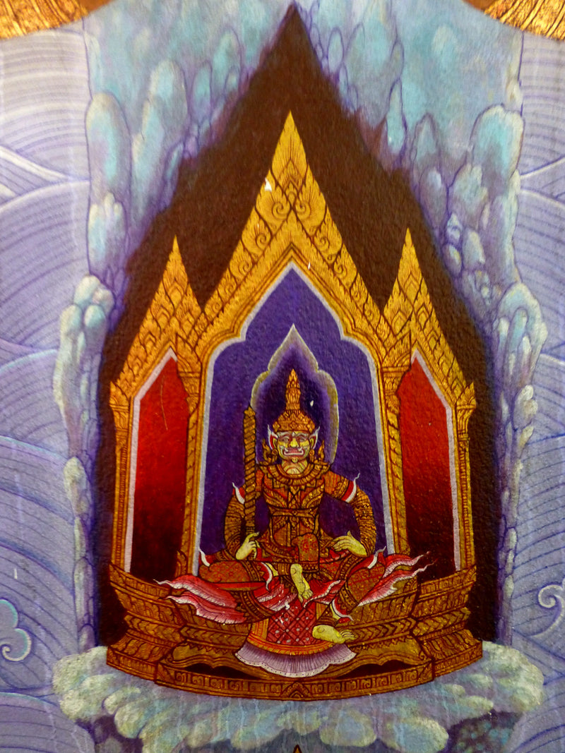 Le Yakkha et l'assemblée - Artiste thaïlandais anonyme
