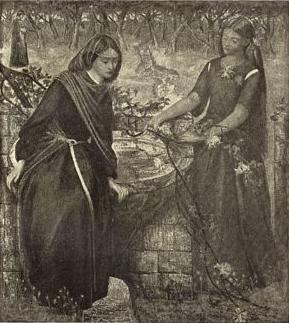 Rachel et Léa - Dante Gabriel Rossetti