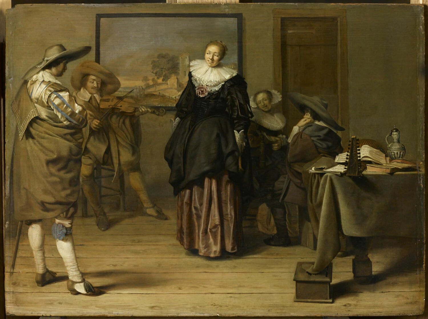 Leçon de danse - Pieter Jacobsz. Codde