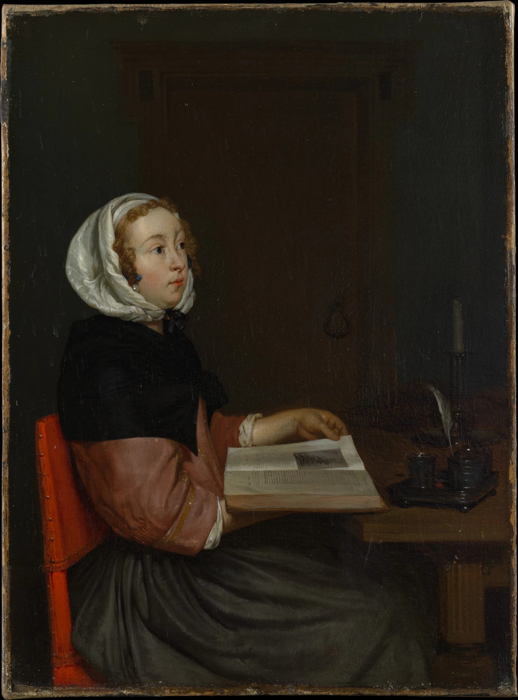 La Lectrice (Eglon van der Neer) - Eglon van der Neer