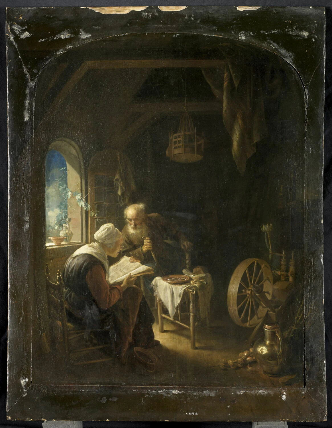 La lecture de la Bible - Gerard Dou