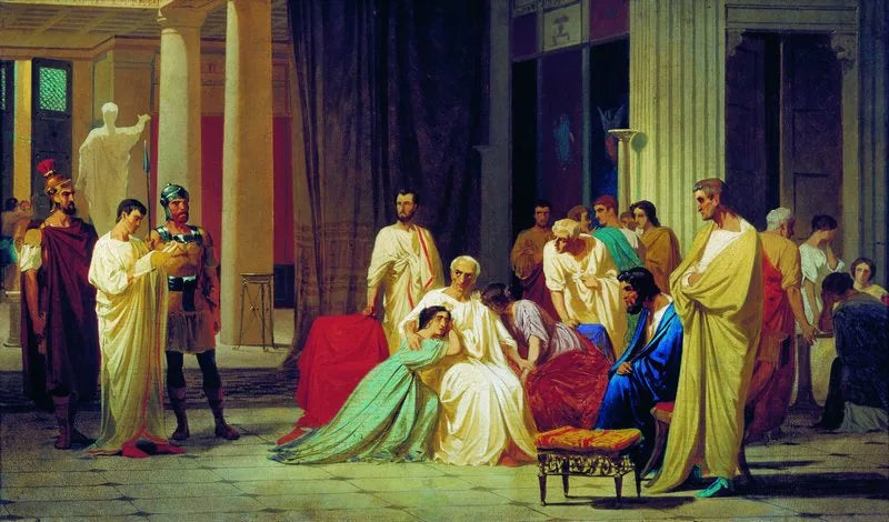 Lecture de la sentence de mort à Thrasea Paetus - Fyodor Bronnikov