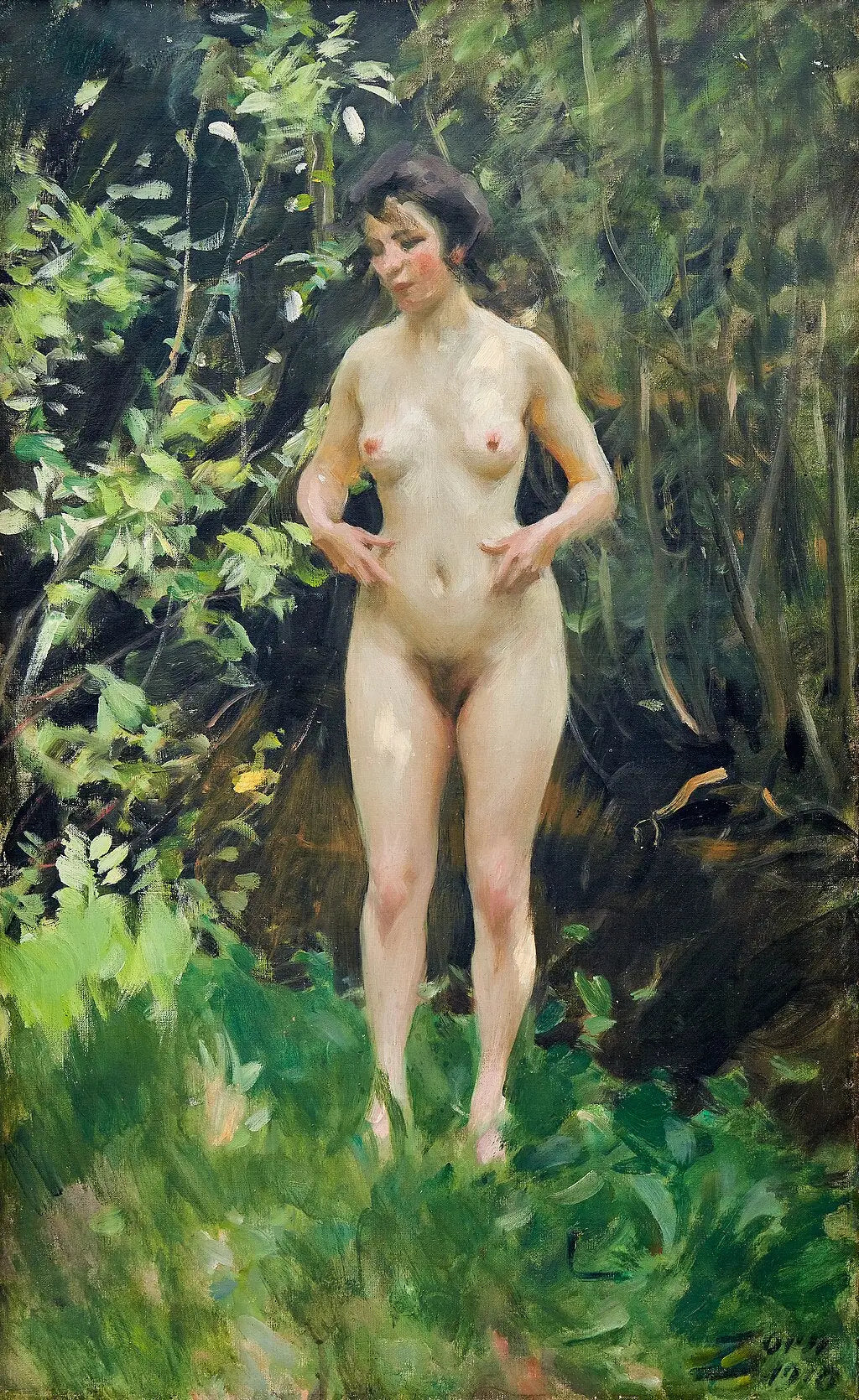 Leda - Anders Zorn image 1 reproduction de peinture à l’huile