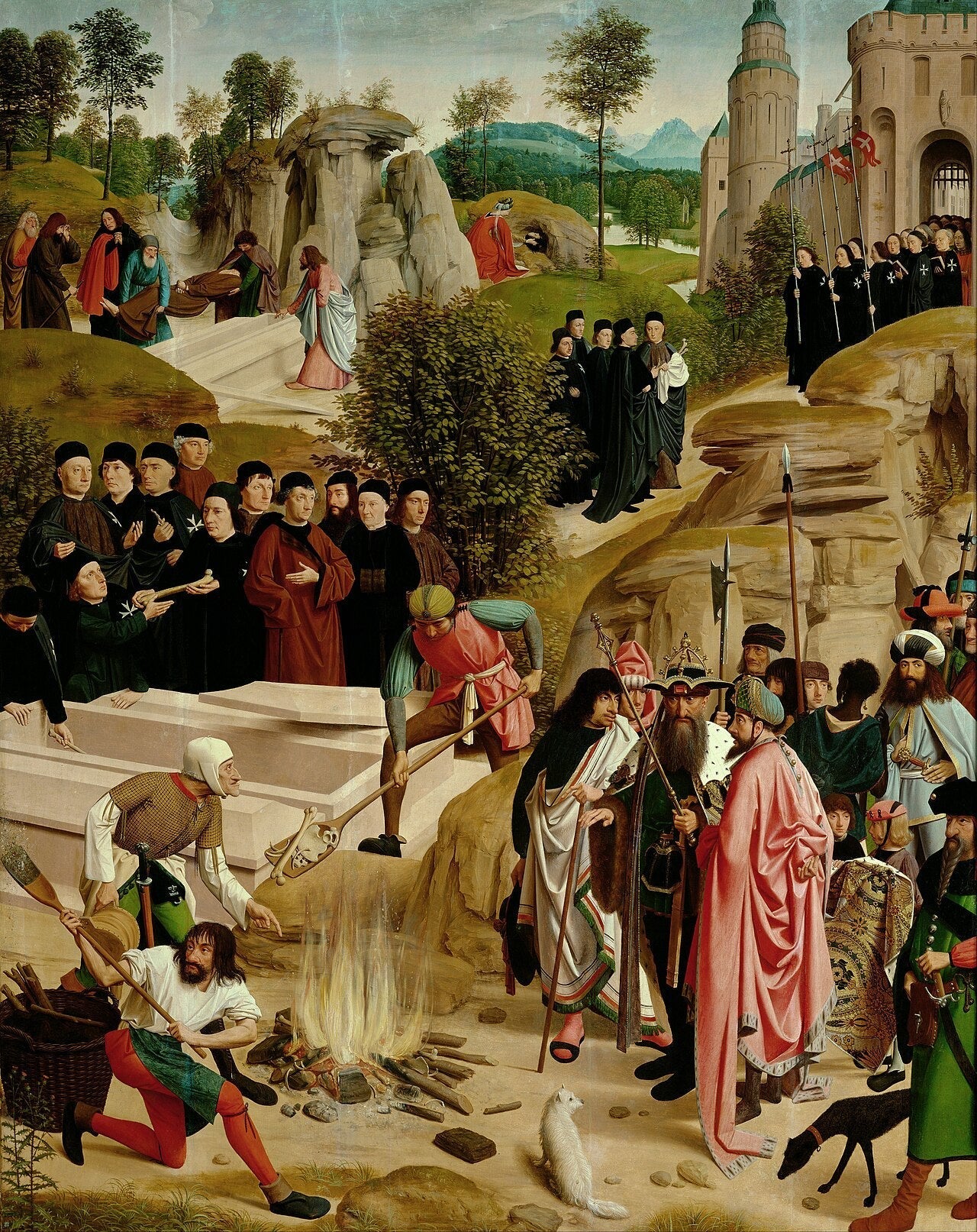 Légende des reliques de saint Jean-Baptiste - Geertgen tot Sint Jans image 1 reproduction artisanale de tableau