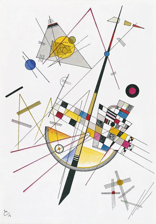 Légère Tension - Vassily Kandinsky image 1 reproduction réalisée par Alpha Reproduction