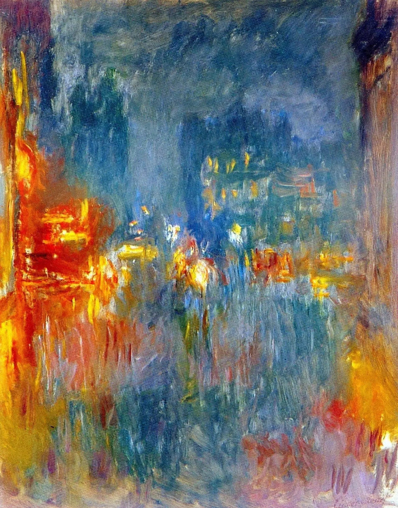 Leicester Square, la nuit - Claude Monet