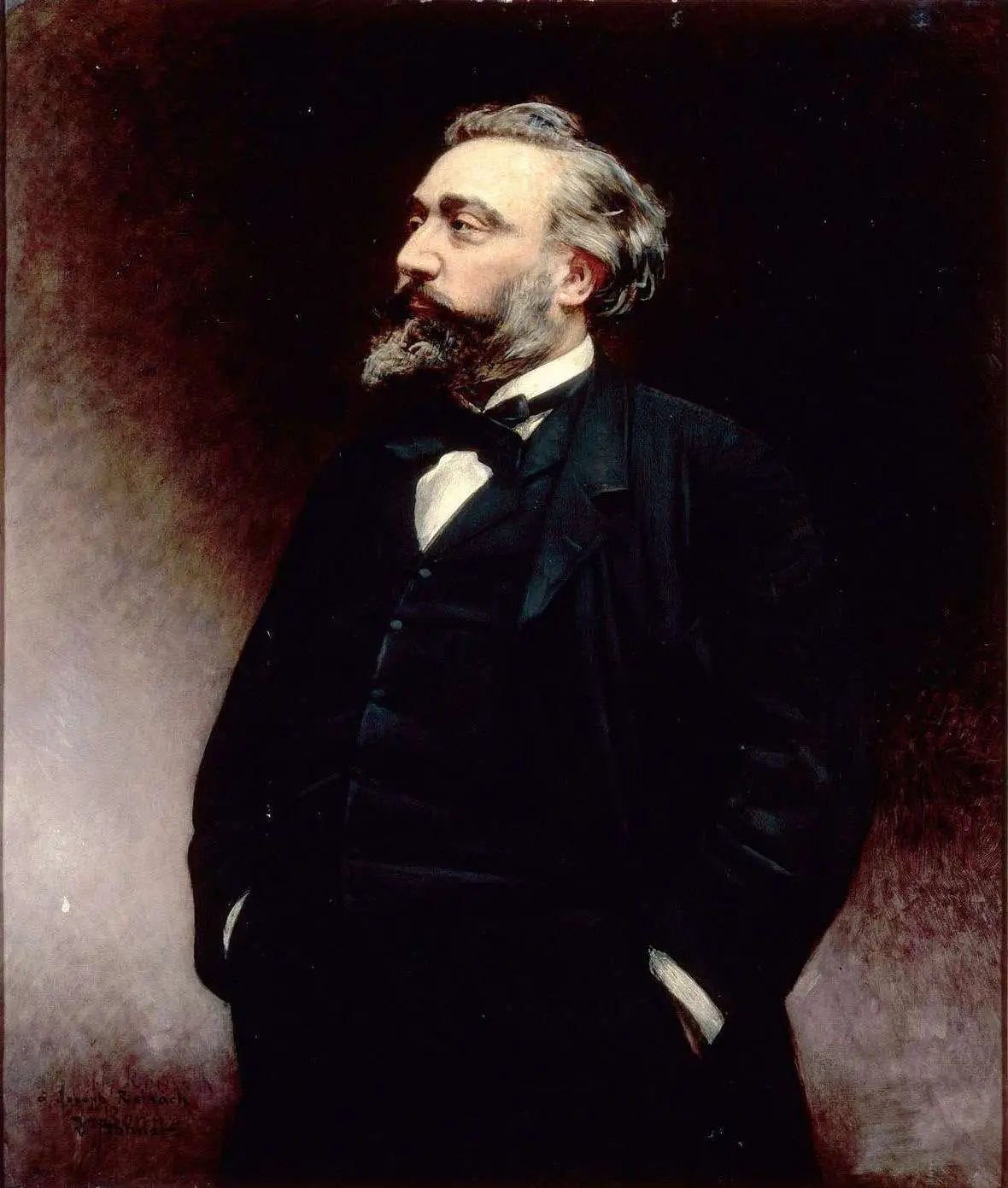 Léon Gambetta (1838-1882) - Léon Bonnat image 1 reproduction de peinture à l’huile