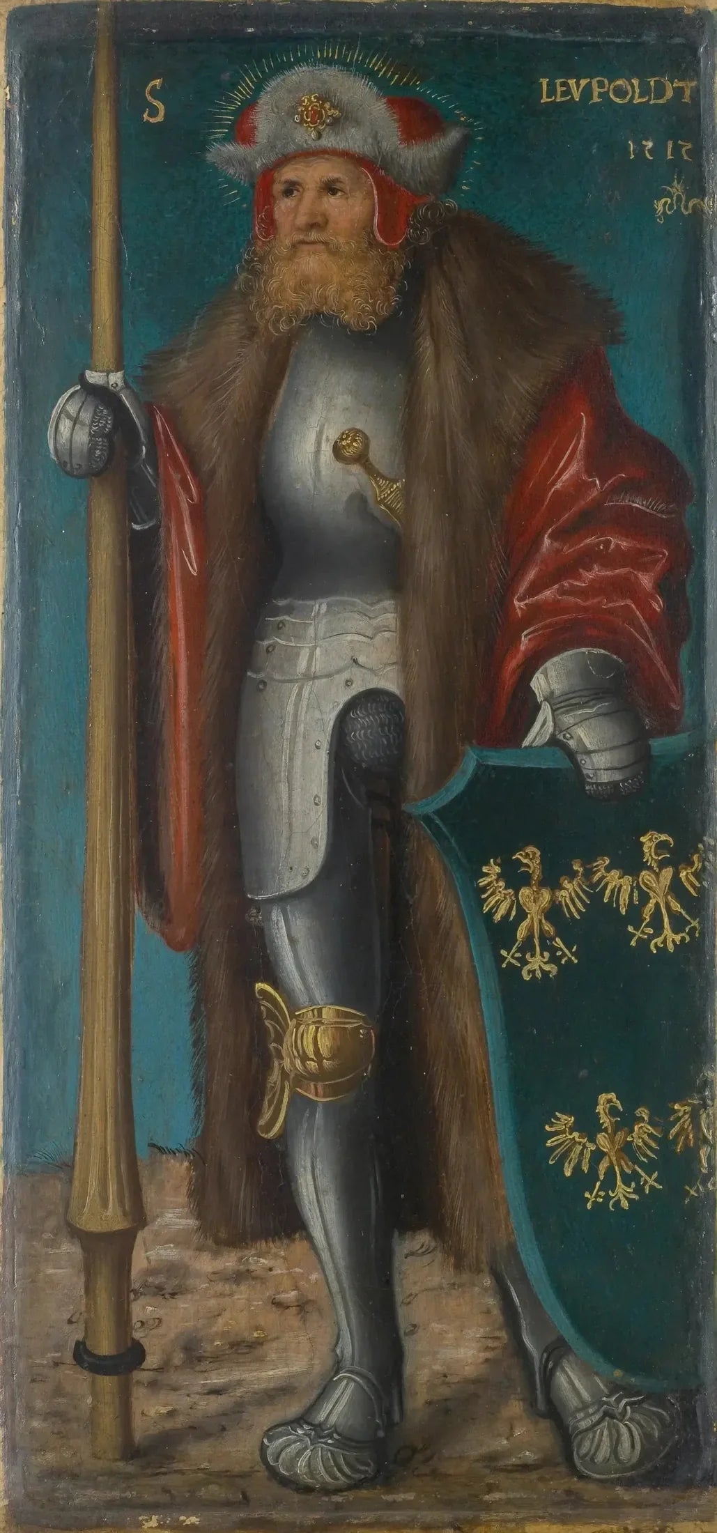 Léopold III, margrave d'Autriche - Lucas Cranach the Elder image 1 reproduction artisanale de tableau