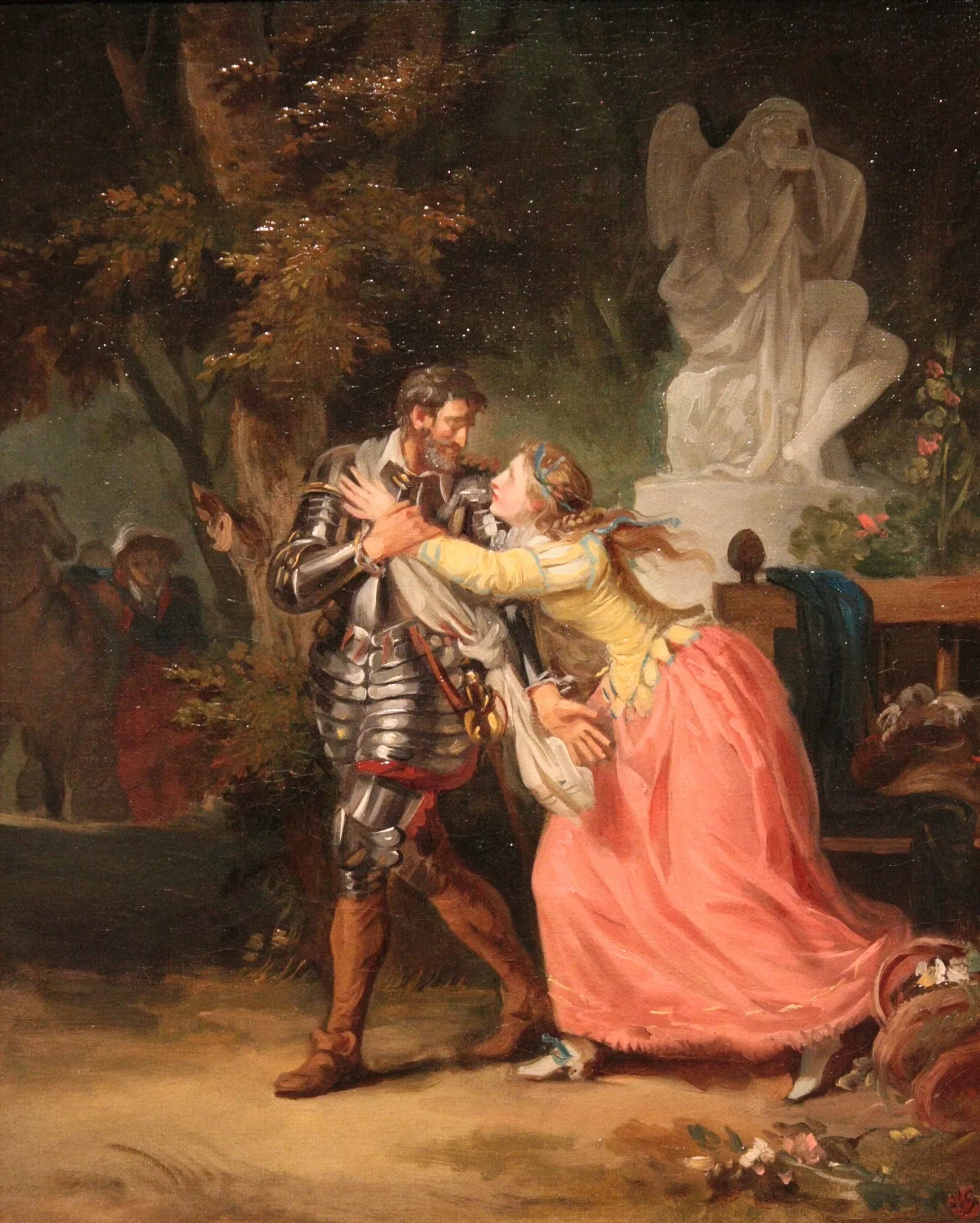Les adieux de Henri IV et de Gabrielle d'Estrées - François-André Vincent image 1 copie peinte à la main à l’huile