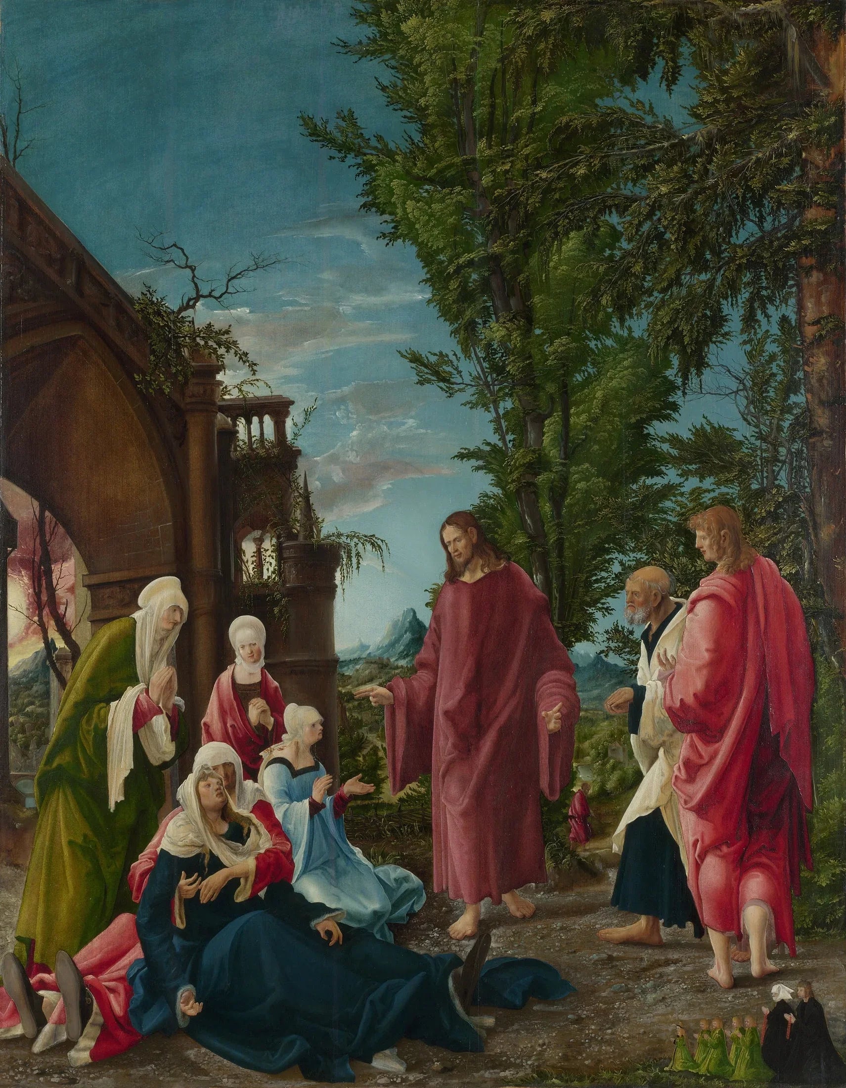 Les Adieux du Christ à sa mère - Albrecht Altdorfer image 1 reproduction de peinture à l’huile