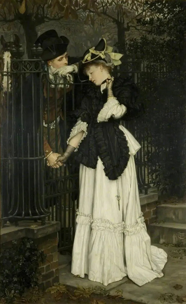 Les Adieux : Les Adieux - James Tissot image 1 copie de tableau peinte à la main