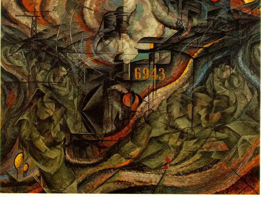 Les Adieux - Umberto Boccioni image 1 tableau peint à l’huile sur toile