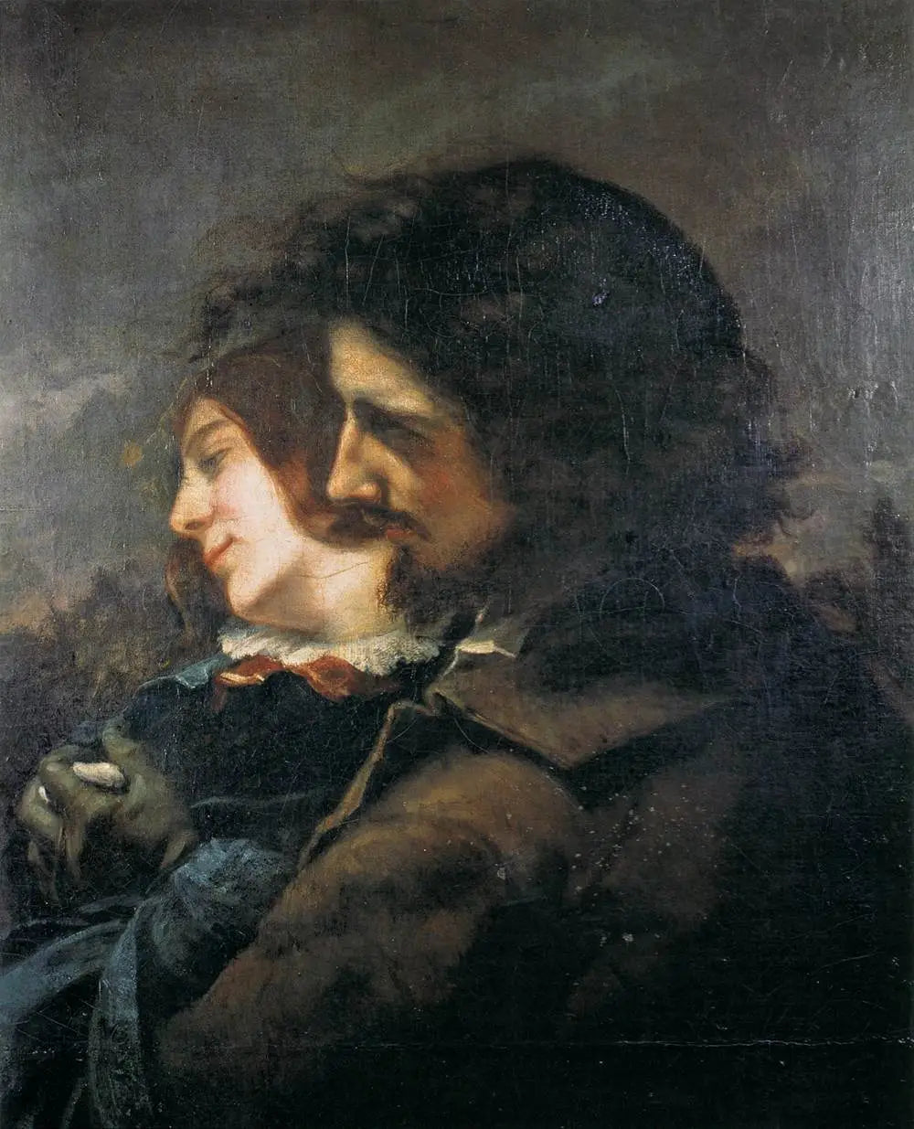Les Amants heureux - Gustave Courbet image 1 reproduction d’œuvre d’art à l’huile
