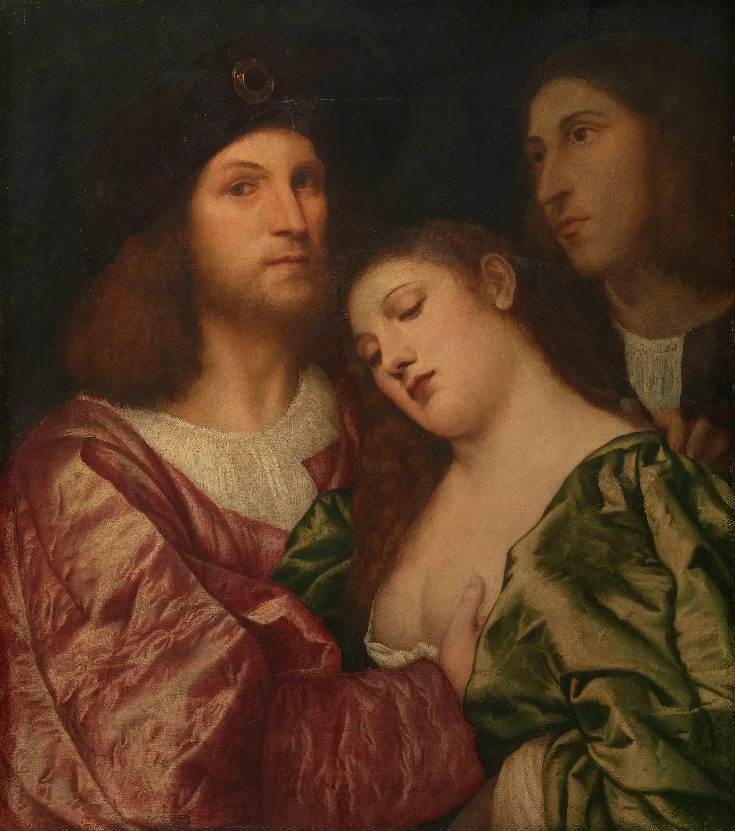 Les Amants - Titian image 1 tableau peint à l’huile sur toile