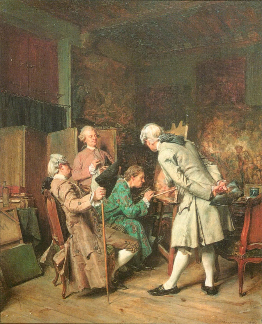 Les Amateurs de peinture - Ernest Meissonier