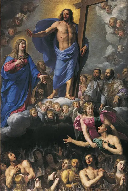Les âmes du purgatoire - Philippe de Champaigne image 1 reproduction réalisée par Alpha Reproduction