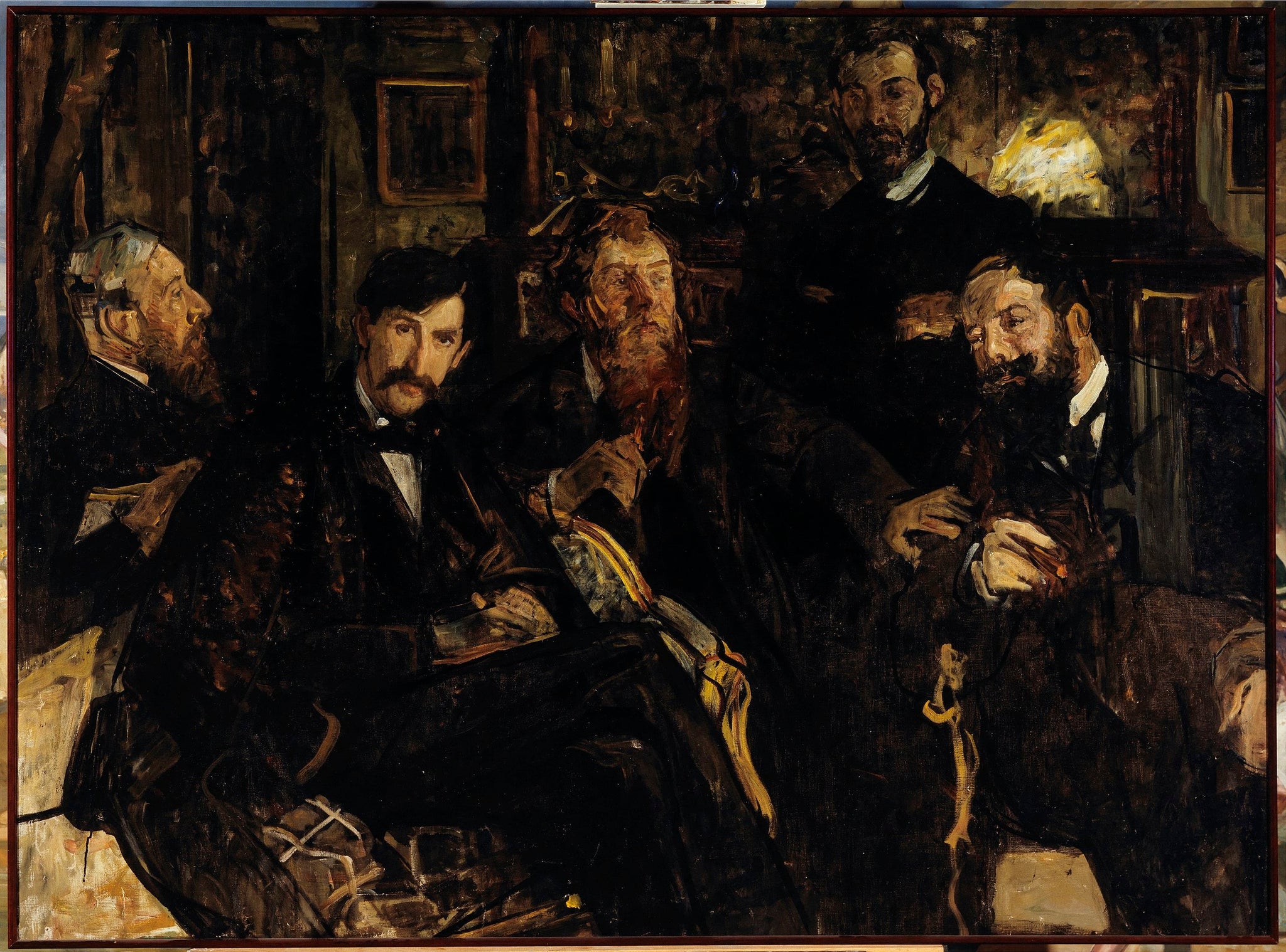 Les amis - Lucien Simon image 1 reproduction artisanale de tableau