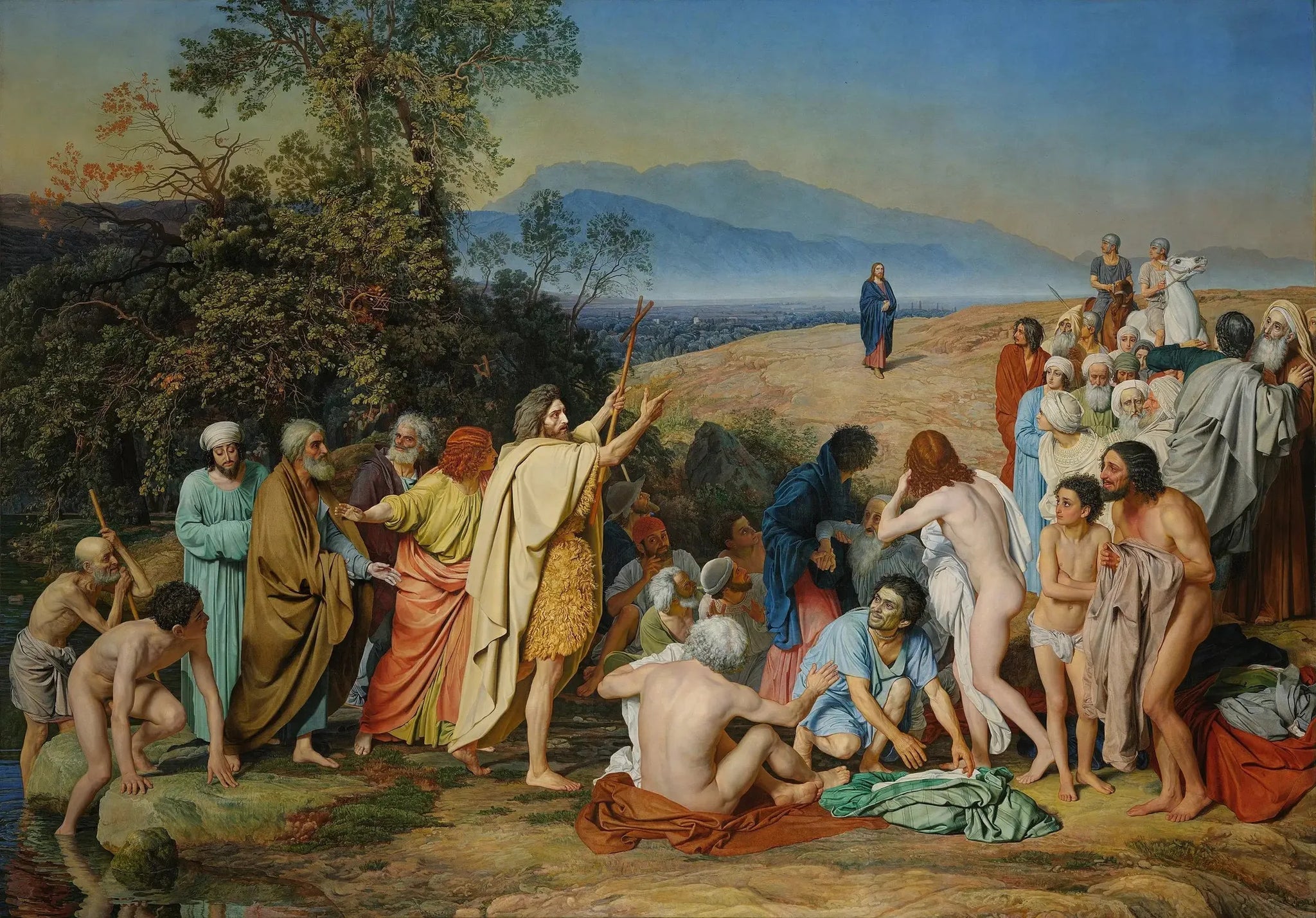Les Apparitions de Jésus - Alexandre Ivanov image 1 reproduction artisanale de tableau