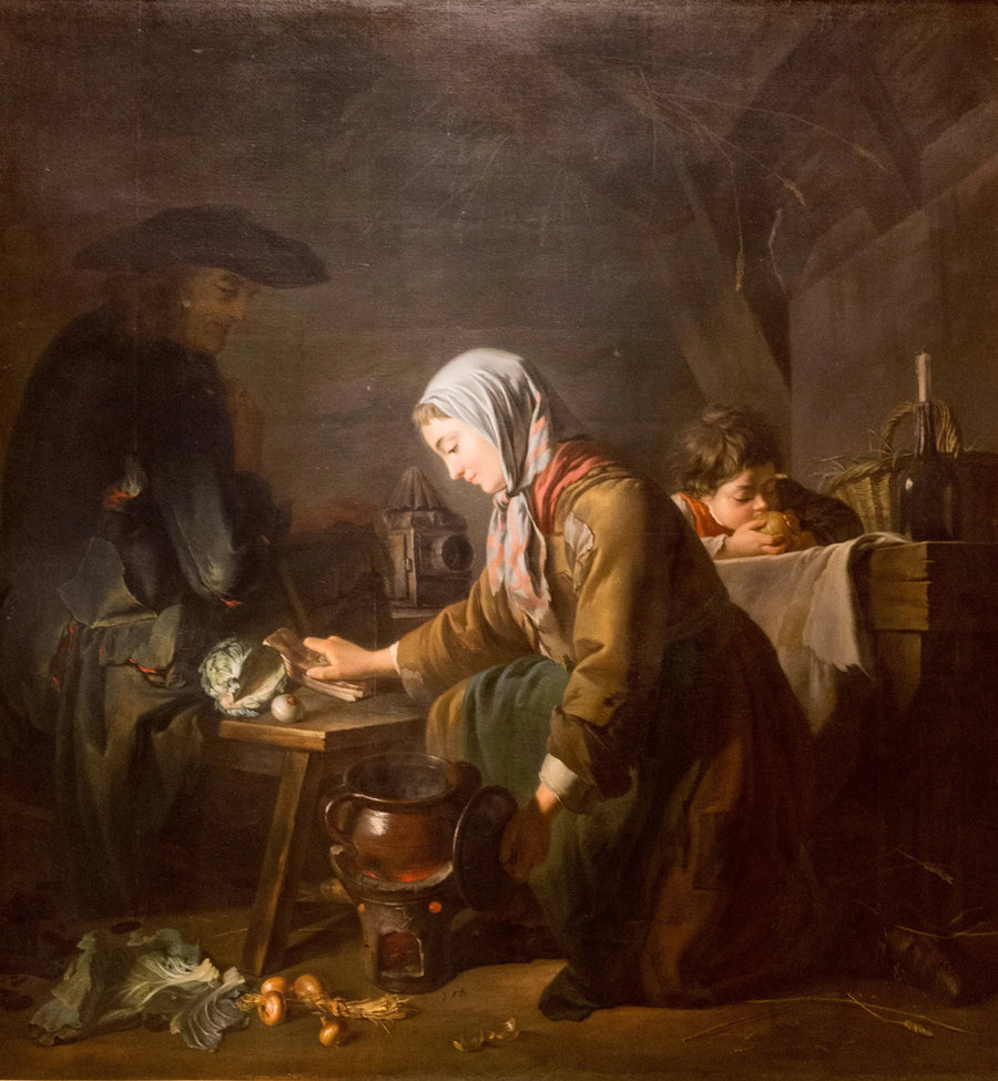 Les apprêts d'un déjeuner - Nicolas-Bernard Lépicié