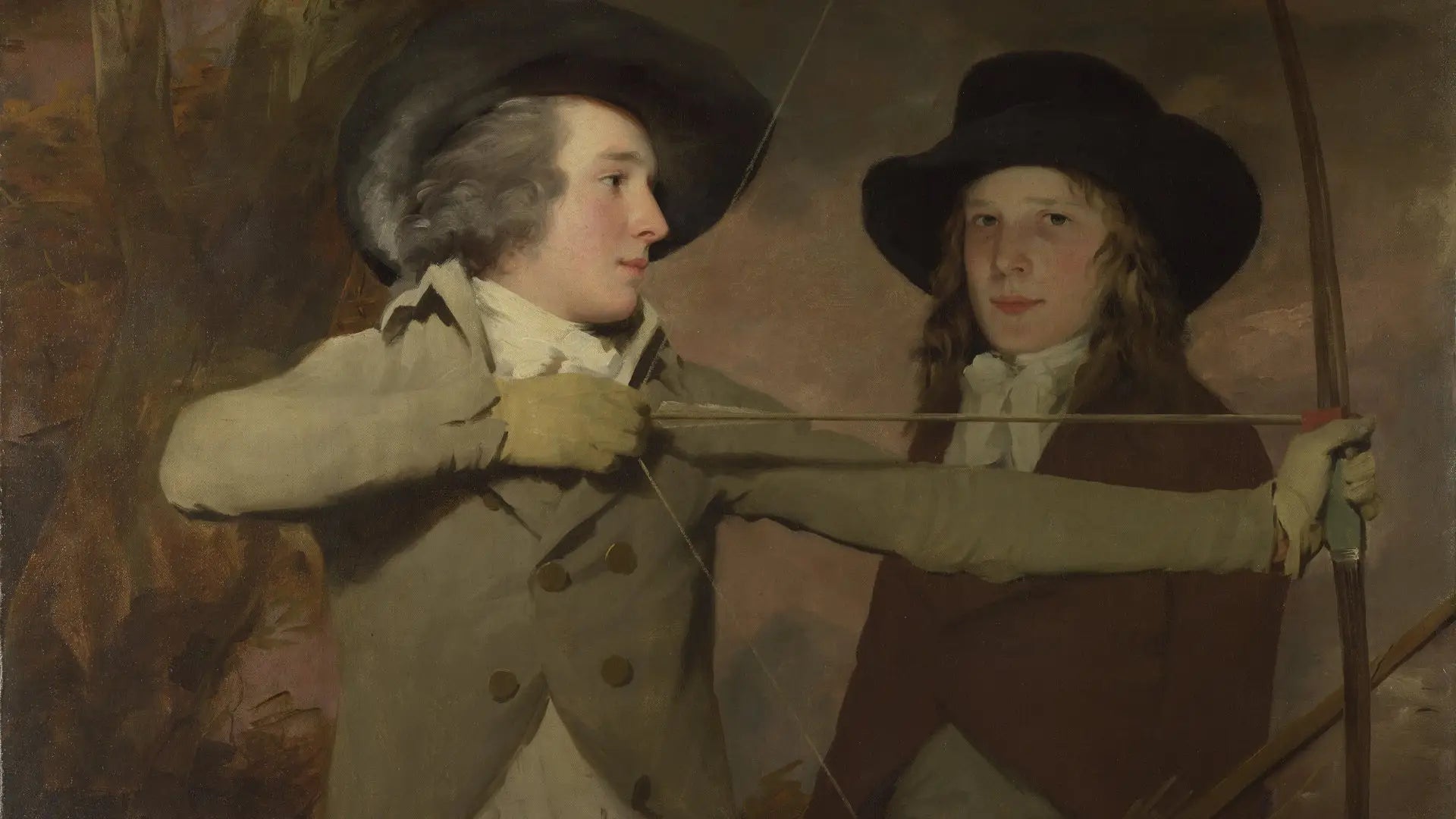 Les Archers - Henry Raeburn image 1 reproduction artisanale de tableau