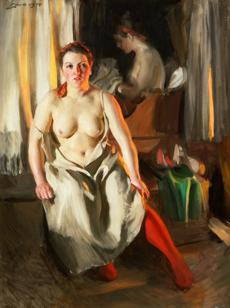 Les Bas rouges - Anders Zorn