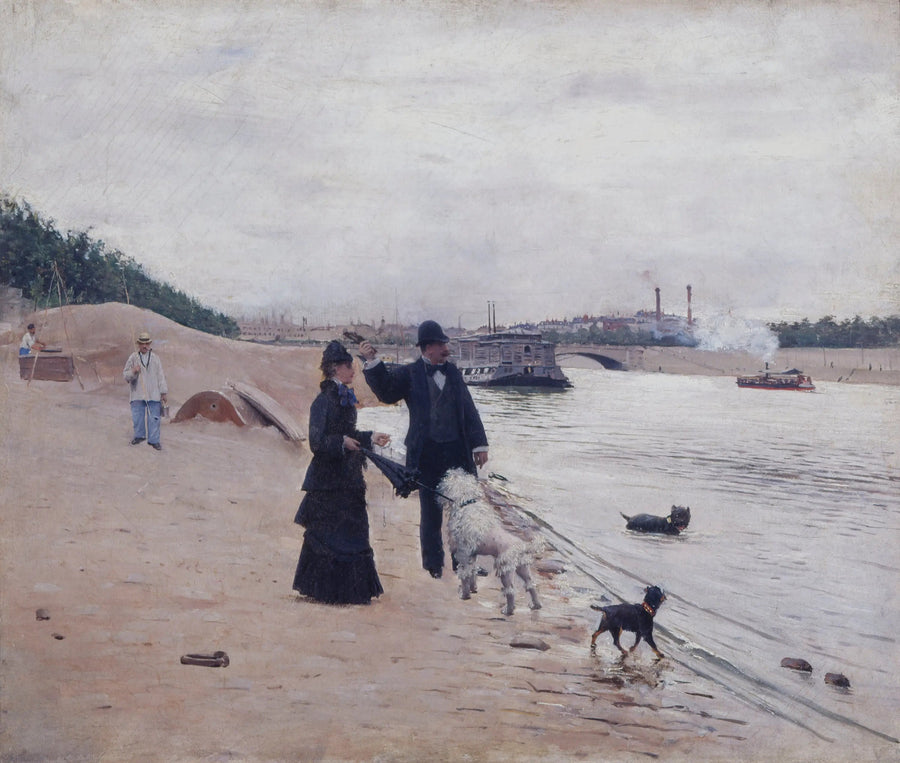 Les berges de la Seine - Jean Béraud