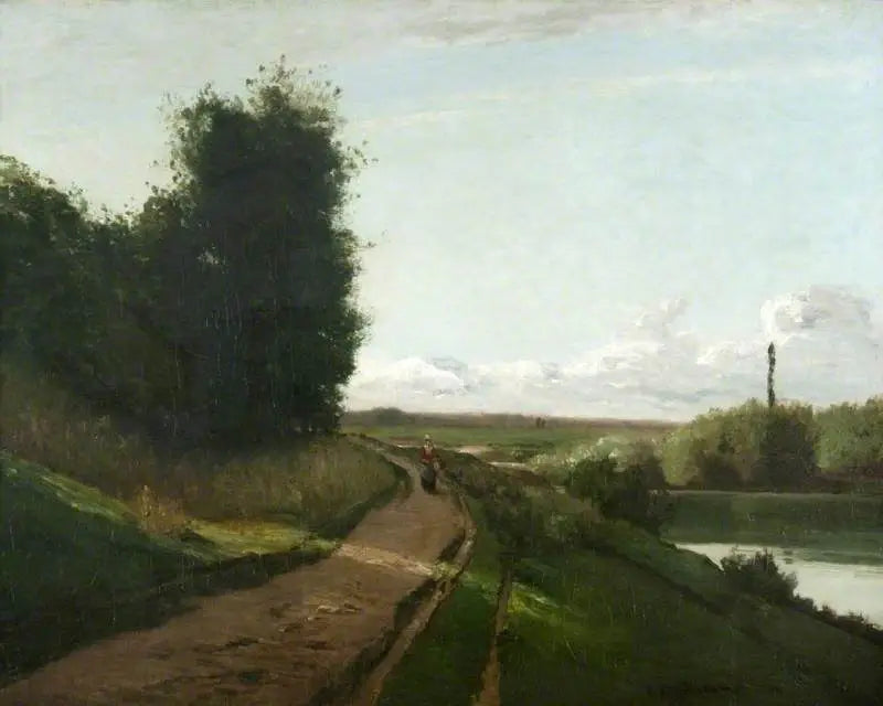 Les bords de Marne - Camille Pissarro image 1 reproduction d’œuvre d’art à l’huile