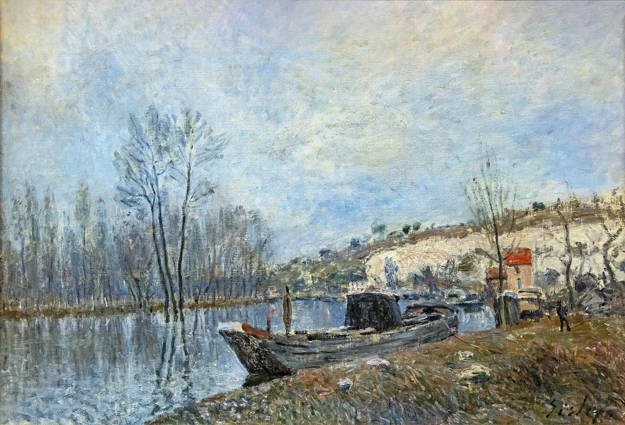 Les Bords du Loing vers Moret - Alfred Sisley