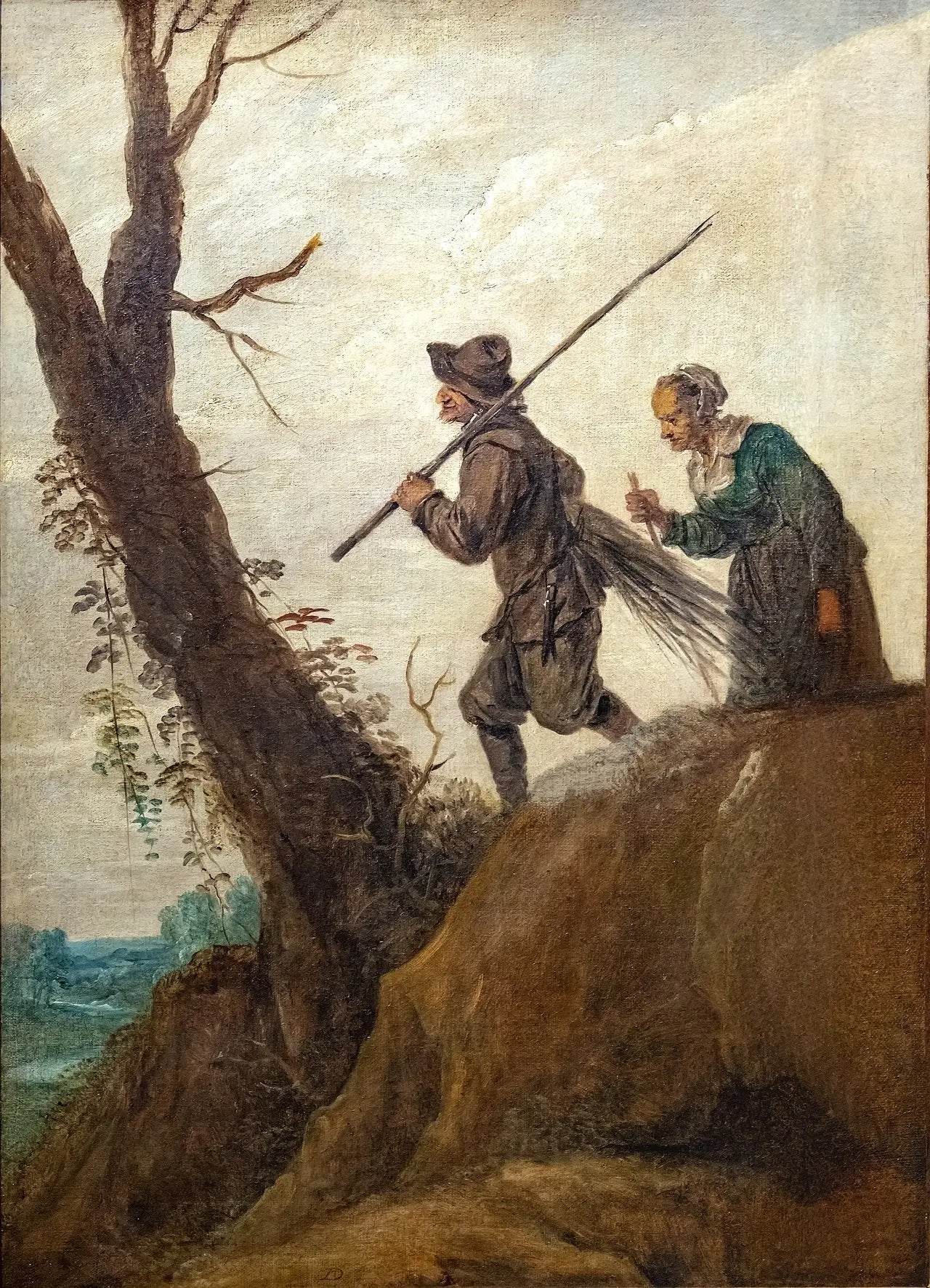 Les bûcherons - David Teniers le Jeune image 1 reproduction réalisée par Alpha Reproduction