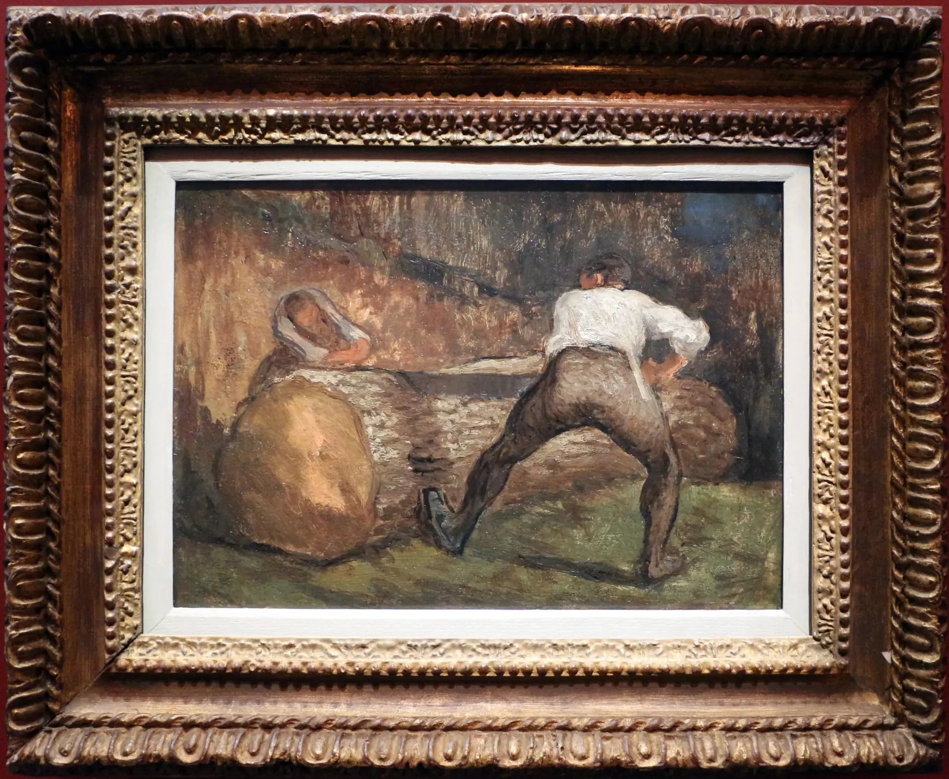 Les Bûcherons - Jean-François Millet image 1 reproduction artisanale de tableau