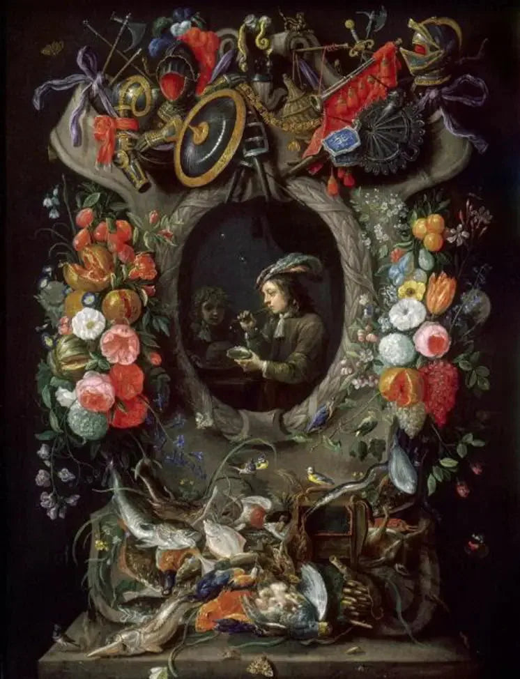 Les Bulles de savon - David Teniers le Jeune image 1 reproduction artisanale de tableau