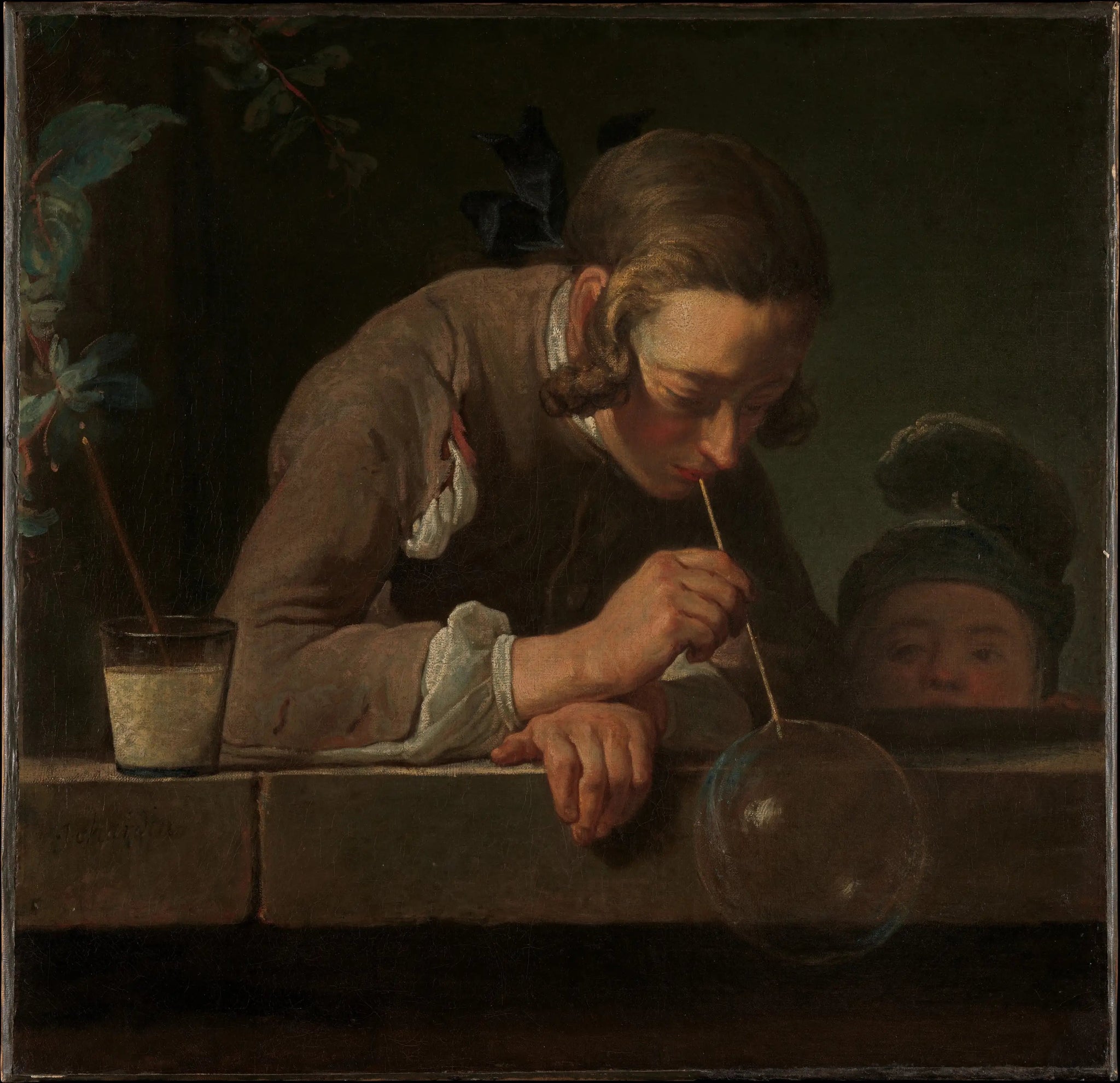 Les Bulles de savon - Jean Siméon Chardin image 1 reproduction réalisée par Alpha Reproduction
