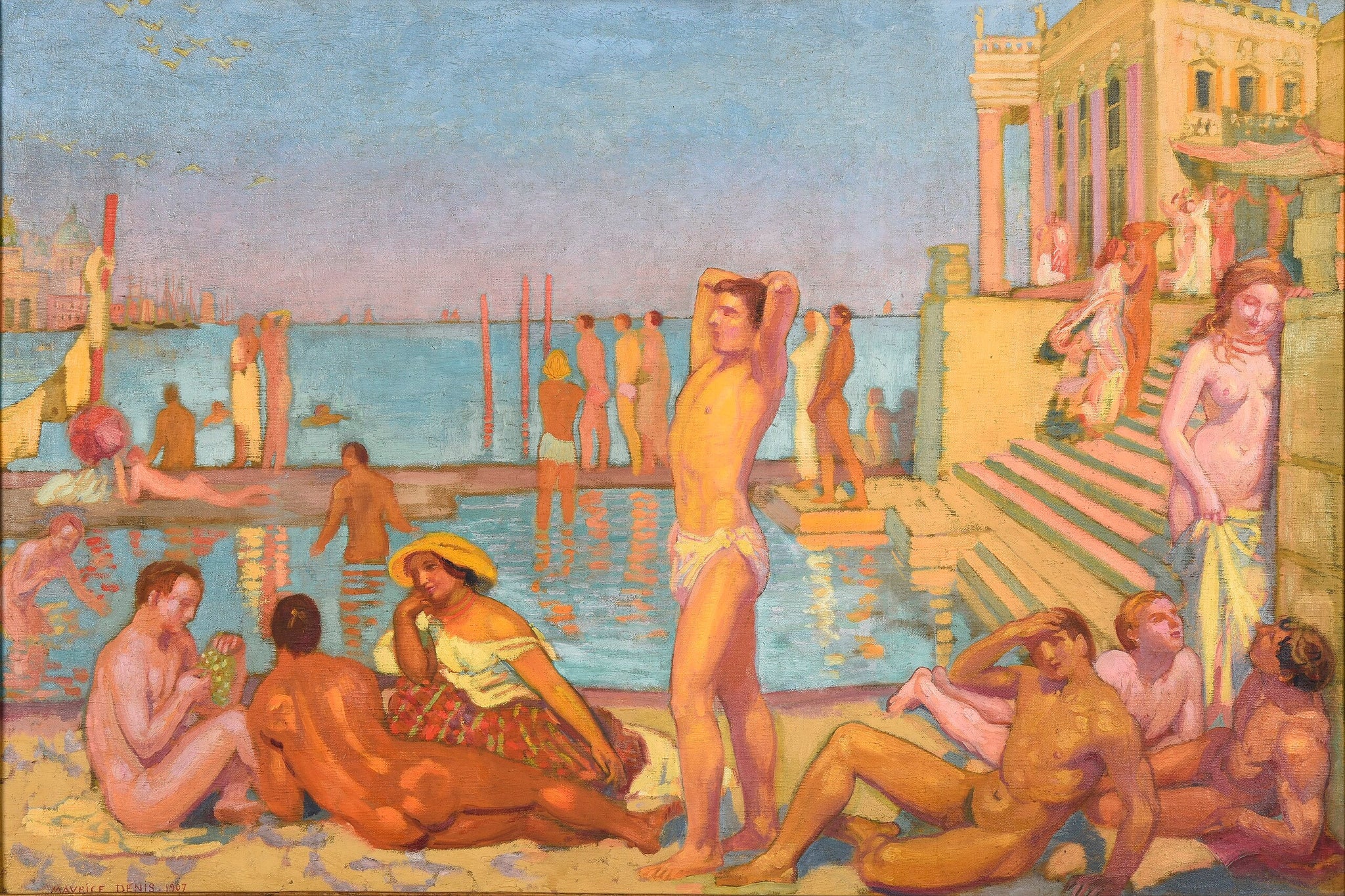 Les Captifs - Maurice Denis image 1 reproduction de peinture à l’huile