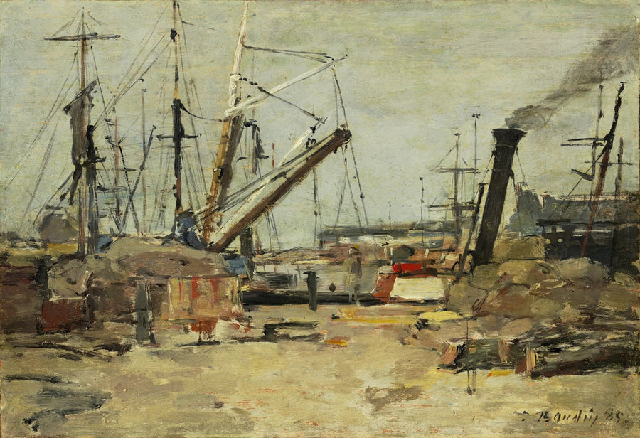Les chalutiers - Eugène Boudin