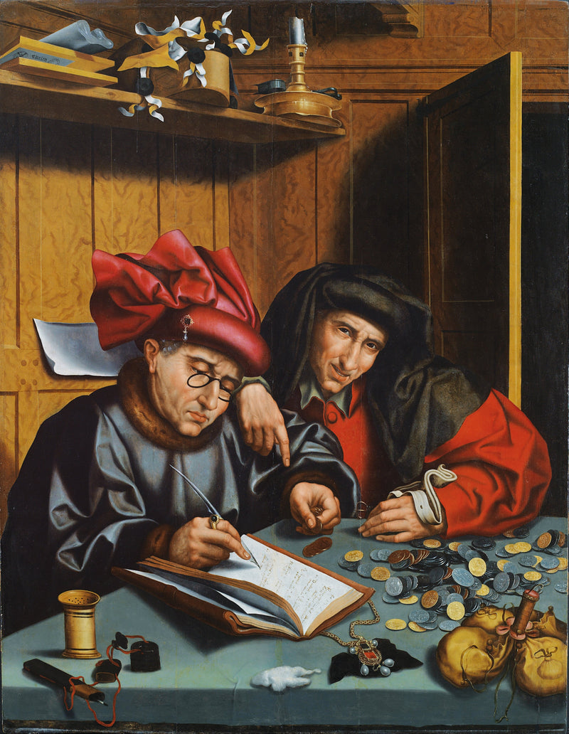 Les Changeurs d'argent - Marinus van Reymerswale