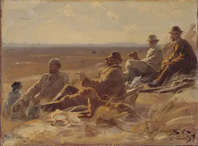 Les chasseurs de Skagen (petite version) - Peder Severin Krøyer