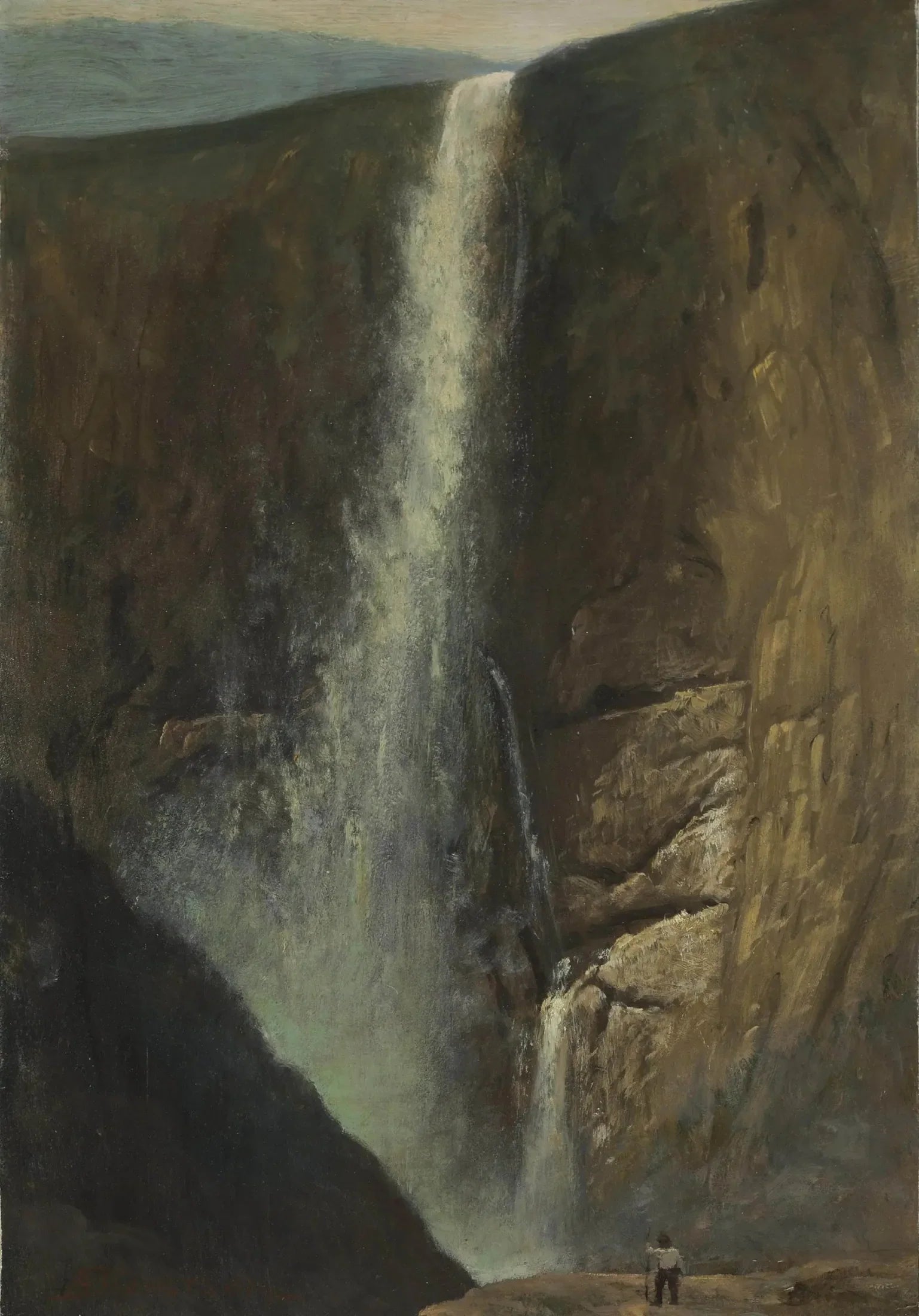 Les chutes - Albert Bierstadt image 1 reproduction d’œuvre d’art à l’huile