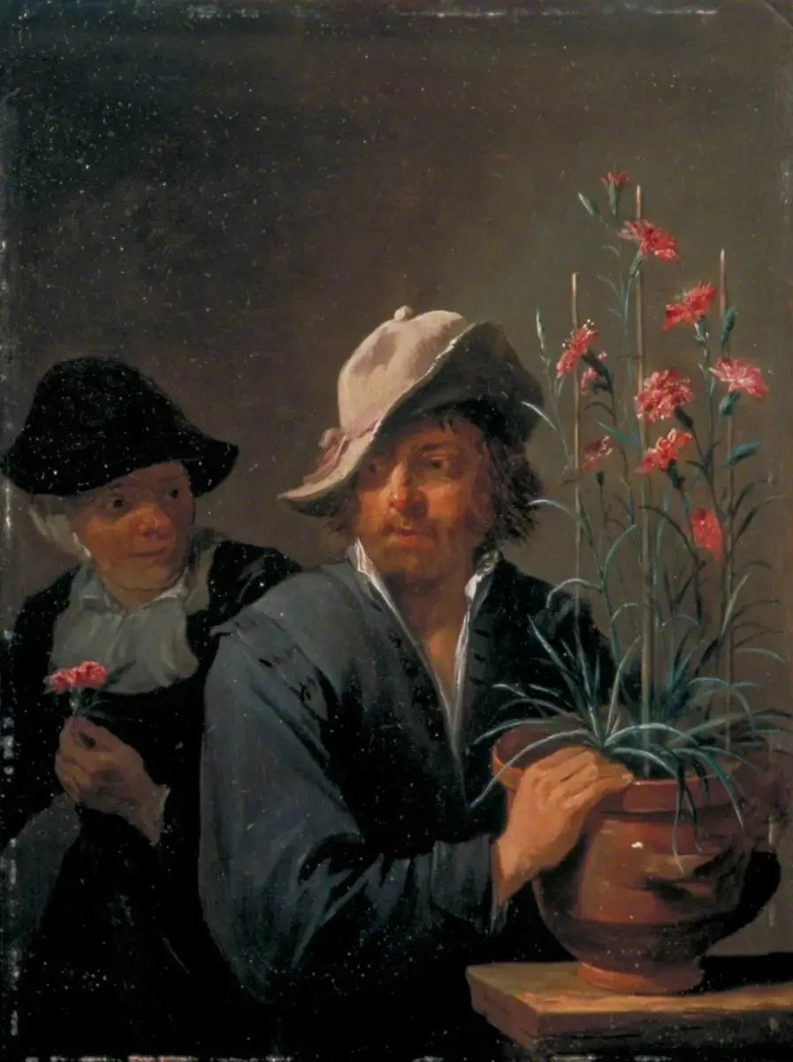 Les cinq sens : l'odorat - David Teniers le Jeune image 1 tableau peint à l’huile sur toile