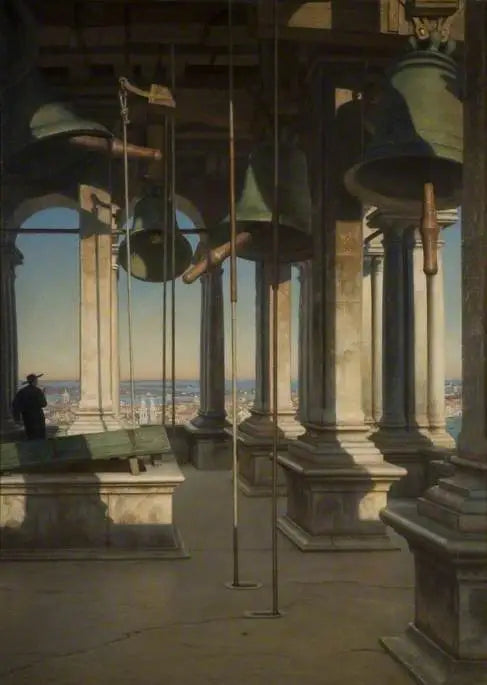 Les cloches de Saint-Marc, Venise - Edward Poynter image 1 copie peinte à la main à l’huile