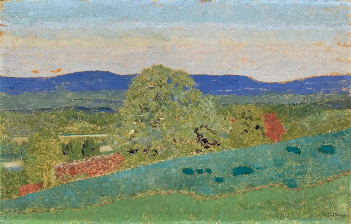 Les Collines bleues - Édouard Vuillard image 1 reproduction de peinture à l’huile