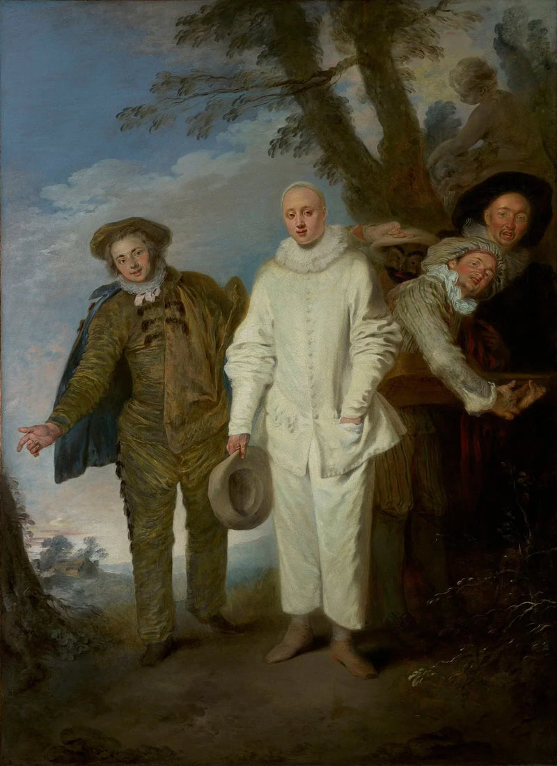 Les Comédiens italiens - Antoine Watteau