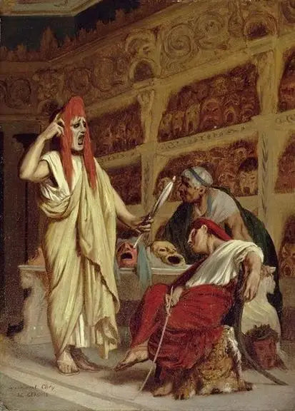 Les Comédiens - Jean-Léon Gérôme