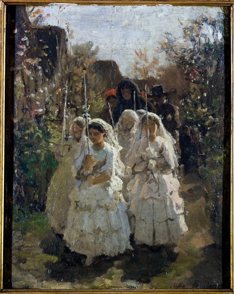 Les communiantes à Courrières - Jules Breton