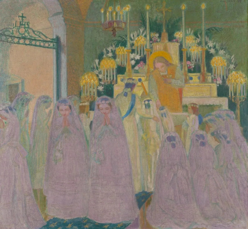 Les Communiantes - Maurice Denis image 1 reproduction réalisée par Alpha Reproduction